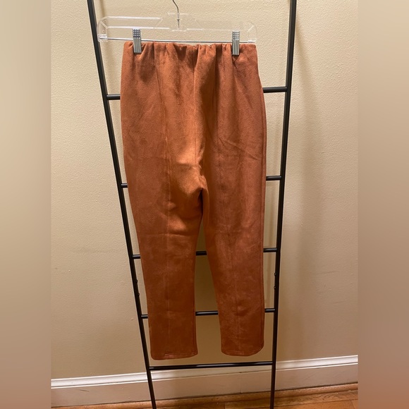 Anthropologie Avec les filles faux suede cropped leggings NWT - Picture 6 of 9